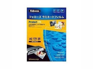 【クリックで詳細表示】Fellowes/フェローズ 5404601 A3サイズ用ラミネーターフィルム 25枚入 175ミクロン プロテクト(厚口) 303mmX426