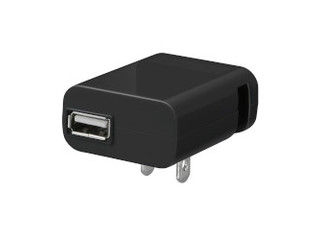 【クリックで詳細表示】GREEN HOUSE/グリーンハウス USB←→AC変換アダプタ ブラック GH-AC-U1BK