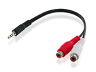 RCA3-FM 3.5mm�X�e���I�~�j�v���O�I�X��RCA�i�ԁE���j���X�P�[�u�� 15cm