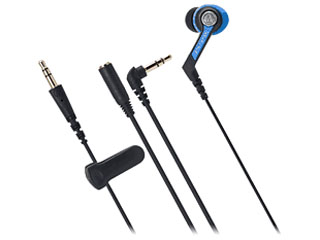【クリックでお店のこの商品のページへ】audio-technica/オーディオテクニカ ATH-CKP300-BL(ブルー) PLAYERS LINE 【SPORTSHEADPHONE】