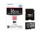 GH-SDMRHC16G4 microSDHC/�}�C�N��SDHC�J�[�h Class4�Ή� 16GB ��SD�J�[�h�ϊ��A�_�v�^�t��