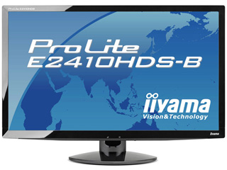 【クリックで詳細表示】iiyama/飯山 PLE2410HDS-B1 24インチワイド液晶ディスプレイ ProLite E2410HDS-B マーベルブラック ※台数限定大特価！