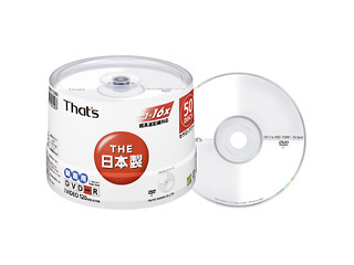 DR-120WTY50BN (DVD-R 16�{�� 50���g)