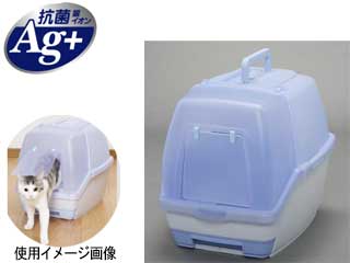 【クリックで詳細表示】IRIS OHYAMA/アイリスオーヤマ 【1週間取り替えいらずネコトイレ】TIO-530FT/パープル