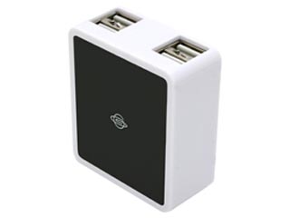 【クリックで詳細表示】プラネックスコミュニケーションズ 【納期未定】PL-QUCHG03-B USB4ポートACアダプタ iPod/iPhone/Xperia対応 2000mA Black/ブラック