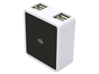 PL-QUCHG03-B USB4�|�[�gAC�A�_�v�^ iPod/iPhone/Xperia�Ή� 2000mA Black/�u���b�N