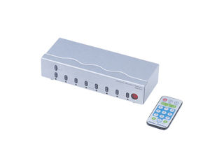 【クリックで詳細表示】サンワサプライ SW-V81RM リモコン付モニタ切替器