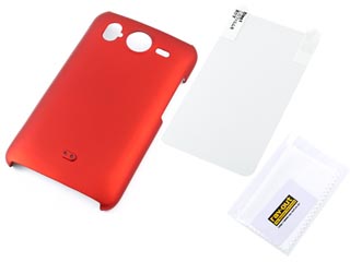 【クリックでお店のこの商品のページへ】ray-out/レイ・アウト RT-HDHC3/R HTC Desire SB 001HT用ラバーコーティングシェルジャケット