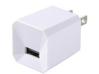 【クリックでお店のこの商品のページへ】ACチャージャー1000mA USB1個口 SMP-J1247W