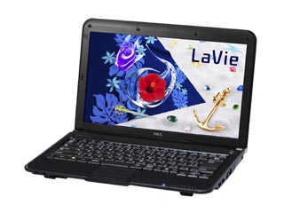 PC-LM350AS6B ノートパソコン LaVie M LM350/AS6B グロスブラック Office Personal 2007搭載モデル