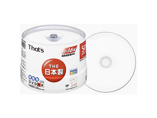 That's (���z�U�d) DR-120WWY50BN (DVD-R 16�{�� 50���g)