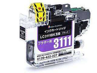 【クリックで詳細表示】インクカートリッジ ブラザー LC3111シリーズ ブラック CIB-LC3111NBK
