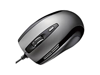 【クリックで詳細表示】サンワサプライ MA-LS15DS 5ボタンレーザーマウス ダークシルバー