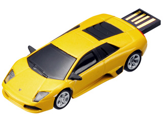 【クリックで詳細表示】GREEN HOUSE/グリーンハウス GH-UFD4GC-LAM 世界の名車USBフラッシュメモリ AutoDriveシリーズ 4GB ランボルギーニ