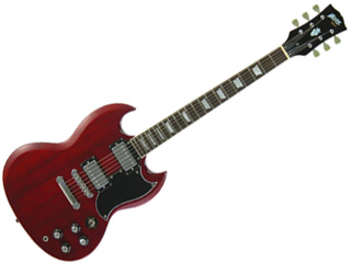 BSG-61�@WR (Wine Red)�G���L�M�^�[ SG�^�C�v�i�\�t�g�P�[�X�t���j