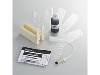 【クリックで詳細表示】ELECOM/エレコム THB-11BK3 ブラザー用 詰め替えインク〈単色モデル〉 顔料ブラック・3回分＋工具