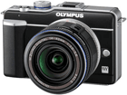 �ySD�J�[�h�v���[���g�L�����y�[���zPEN Lite E-PL1 �����Y�L�b�g�i�u���b�N�j