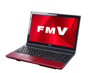 15.6型ノートPC LIFEBOOK AH45/K ルビーレッド FMVA45KR