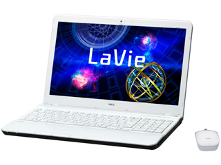 15.6型ワイドLED液晶ノートPC LaVie/ラヴィ S クロスホワイト PC-LS350HS6W【pcls350hs6】