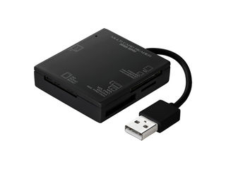 【クリックで詳細表示】サンワサプライ USB2.0 カードリーダー ブラック ADR-ML15BK