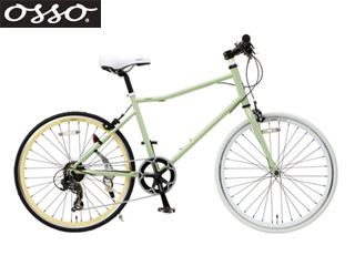 OSSOオッソ]OSSO247CX-WH(ホワイト) 24インチクロスバイク(7段変速 