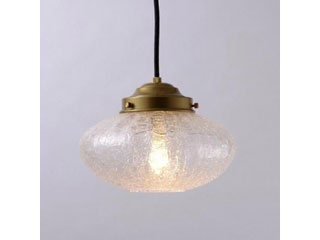 【クリックで詳細表示】CUBE/キューブ ペンダントライト みかんヒビ CL(クリアー)