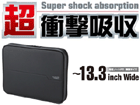 ZSB-IB026BK 13.3�C���`���C�h�T�C�Y�Ή��C���i�[�o�b�O ZEROSHOCK ADVANCED �u���b�N