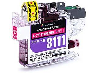 【クリックで詳細表示】インクカートリッジ ブラザー LC3111シリーズ マゼンタ CIB-LC3111NM