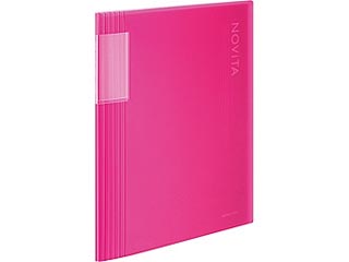 【クリックで詳細表示】KOKUYO/コクヨ 【『省スペース』かつ『大容量』！】ラ-N40P クリヤーブック＜ノビータ＞固定式 40枚 A4 透明 ピンク ＜br＞ 納期にお時間がかかる場合があります