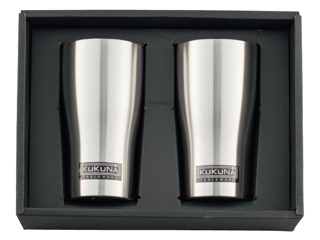 ステンレスタンブラー350ml2客セット KKN-ST350W