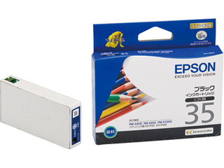 【クリックで詳細表示】EPSON/エプソン ICBK35 PM-D1000用インクカートリッジ ブラック