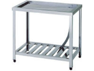 【クリックで詳細表示】【代引不可】水切台ホース付スノコ板付 900×600×800 HTM-900