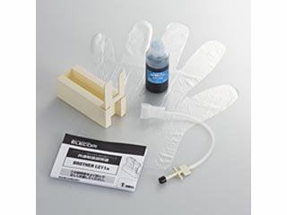 【クリックで詳細表示】ELECOM/エレコム THB-11C4 ブラザー用 詰め替えインク〈単色モデル〉 シアン・4回分＋工具