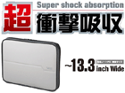 ZSB-IB026GY 13.3�C���`���C�h�T�C�Y�Ή��C���i�[�o�b�O ZEROSHOCK ADVANCED �O���[