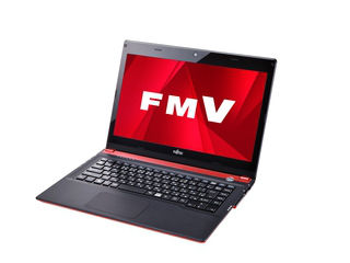 13.3型ノートPC Ultrabook(ウルトラブック) LIFEBOOK UH55/K アルマイトレッド FMVU55KR