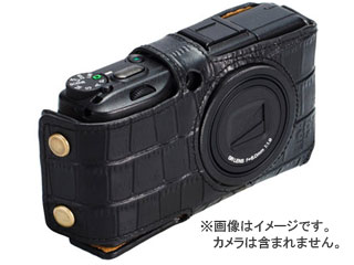 【クリックで詳細表示】HAKUBA/ハクバ DBS-GR3CDBK(クロコ調ブラック) 本革ボディスーツ RICOH GR DIGITAL III 専用