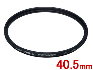 【クリックで詳細表示】KENKO/ケンコー 40.5mm PRO1D プロテクター(W)(ブラック) 40.5S PRO1D BK