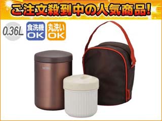 THERMOS/�����⥹���������㡼���ݲ�����Ȣ������ʸ�����桪��JBD-360-BW �ա��ɥ���ƥʡ��ݲ�����Ȣ��(�֥饦��)