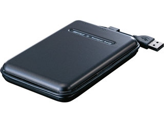 HD-PS160U2-BK �|�[�^�u���n�[�h�f�B�X�N TurboUSB 160GB �u���b�N