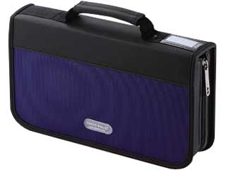 【クリックで詳細表示】ELECOM/エレコム CCD-W72BU CD/DVDウォレット(72枚収納) ブルー