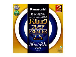【クリックで詳細表示】Panasonic/パナソニック FCL3040ECWLS2K パルックプレミアLS 30＋40W(クール色)