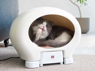冷温ヒーター付きペットハウス アニマルカプセルホテル BR-PPH21W