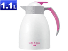 AHP-10(WS) �X�e�����X�n���h�|�b�g�y1.1L�z �X�e�����X�n���h�|�b�g(�p�[���z���C�g)