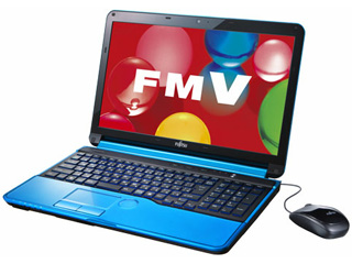 15.6型ワイドLED液晶ノートPC LIFEBOOK/ライフブック AH56/H アクアブルー