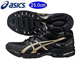 【クリックで詳細表示】asics/アシックス【25.5cm】 ゲルトレッドミル TNF501-ブラック/ゴールド【25.5cm】