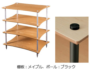 【クリックで詳細表示】QUADRASPIRE/クアドラスパイア Q4DB/MP(メイプル/ブラック) 【送料代引き手数料無料！】