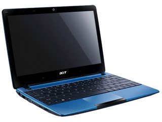 11.6型LEDバックライト液晶ネットブック AO722-N52C/B Aspire One 722 アクアマリン