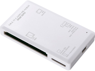 【クリックで詳細表示】サンワサプライ ADR-ML1W USB2.0 カードリーダー ホワイト