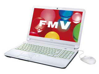 15.6型ワイドLED液晶ノートPC LIFEBOOK/ライフブック AH FMVA54HW アーバンホワイト