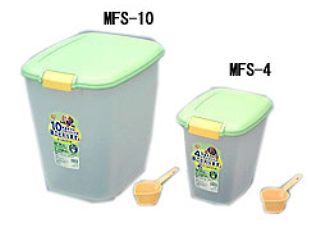 【クリックで詳細表示】アイリスオーヤマ 密閉フードストッカー4kg MFS-4